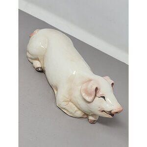 Vintage The‎ Townsends Ceramic Pig Figurine Signed and Numbered